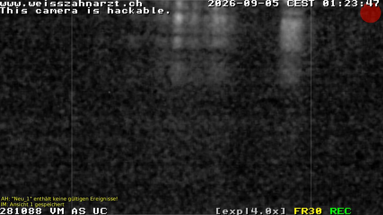 Camera localcam:Letztes Ereignisbild